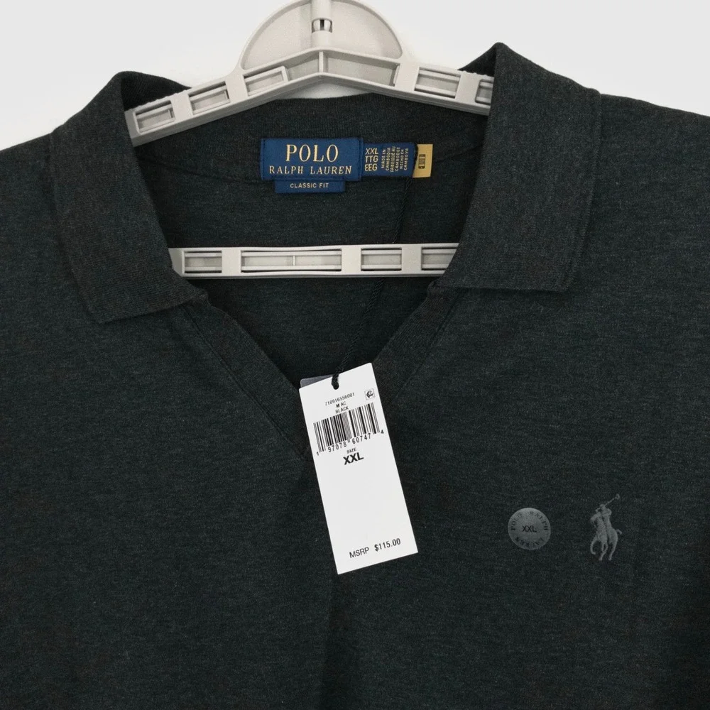 Polo Ralph Lauren Men's XXL Soft Cotton Long Sleeve Polo Shirt Classic Fit $115